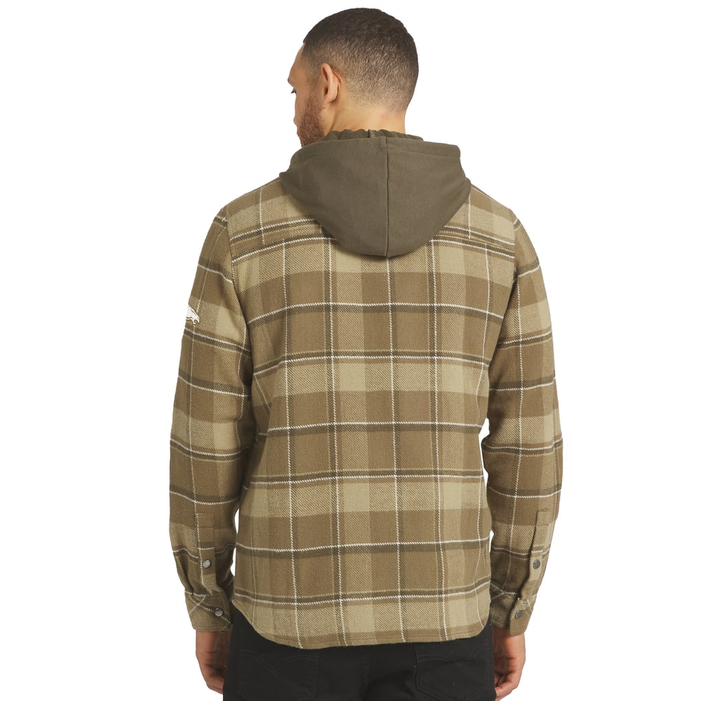 Men's Darius Rucker Collection by Fanatics Brown/Olive Denver Broncos Woven Hooded Full-Snap Shacket