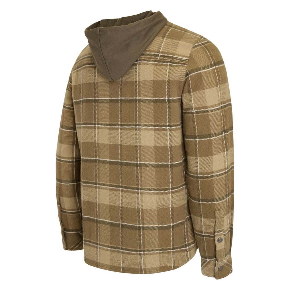 Men's Darius Rucker Collection by Fanatics Brown/Olive Denver Broncos Woven Hooded Full-Snap Shacket