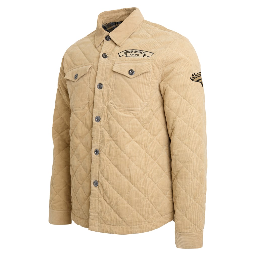 Men's Darius Rucker Collection by Fanatics Tan Denver Broncos Button-Up ...