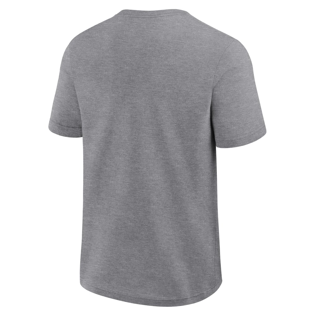 Men's Fanatics Heather Gray Denver Broncos Big & Tall Top Notch T-Shirt