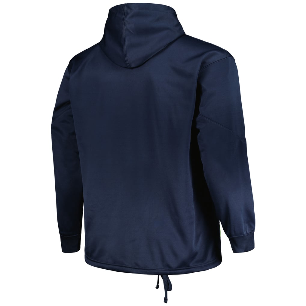 Men's Fanatics  Navy Denver Broncos Big & Tall Pullover Hoodie