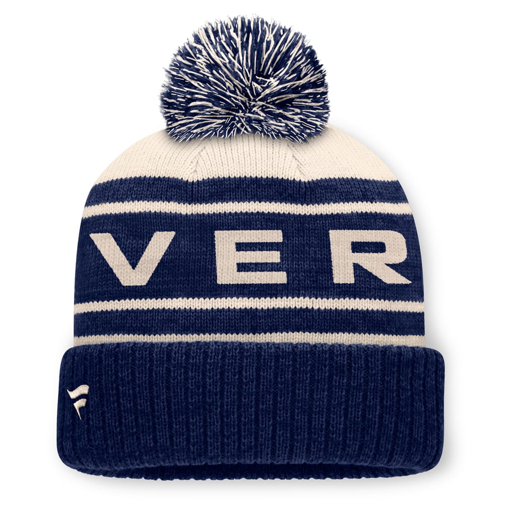Men's Fanatics Navy Denver Broncos Cuffed Knit Hat with Pom