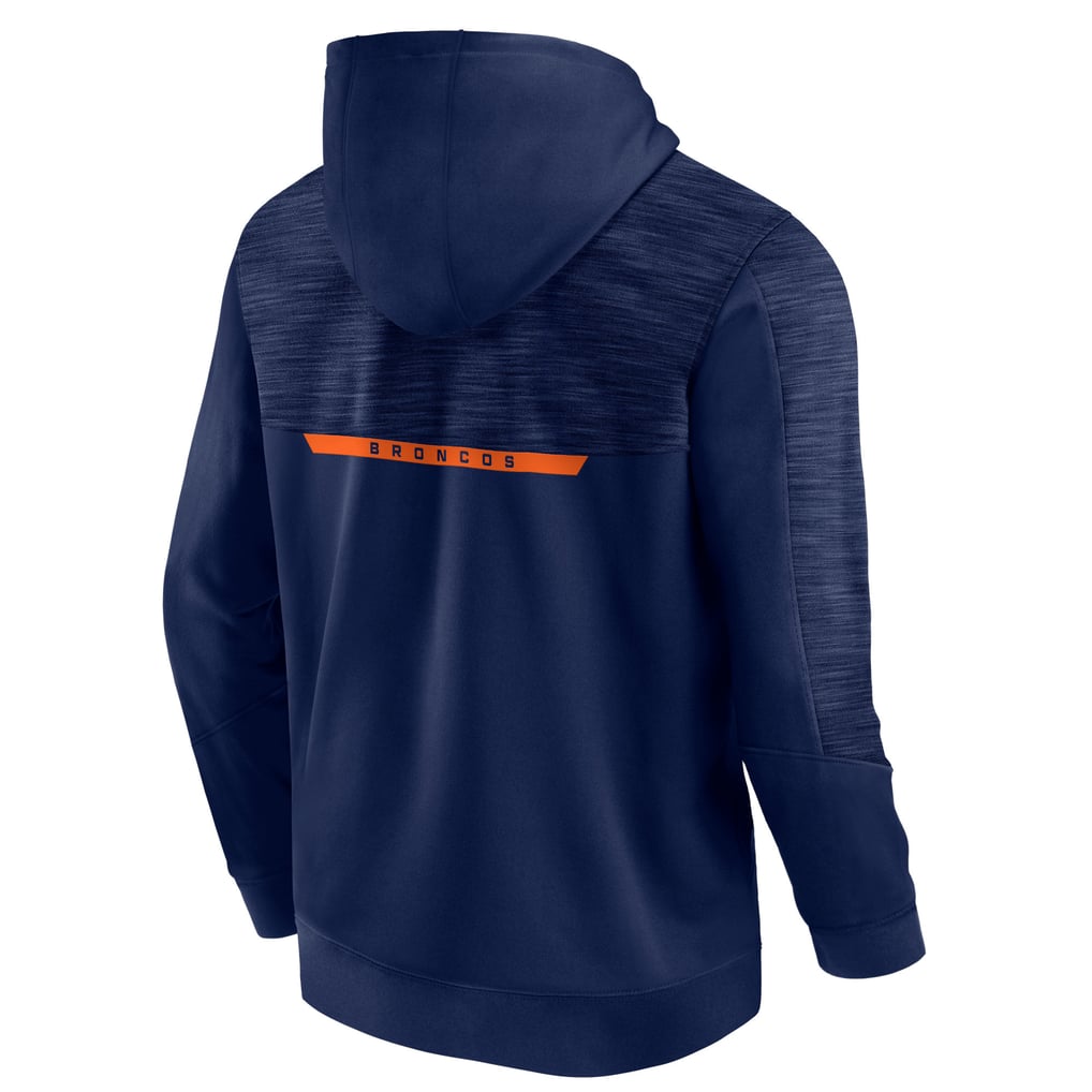 Men's Fanatics Navy Denver Broncos Defender Evo Pullover Hoodie