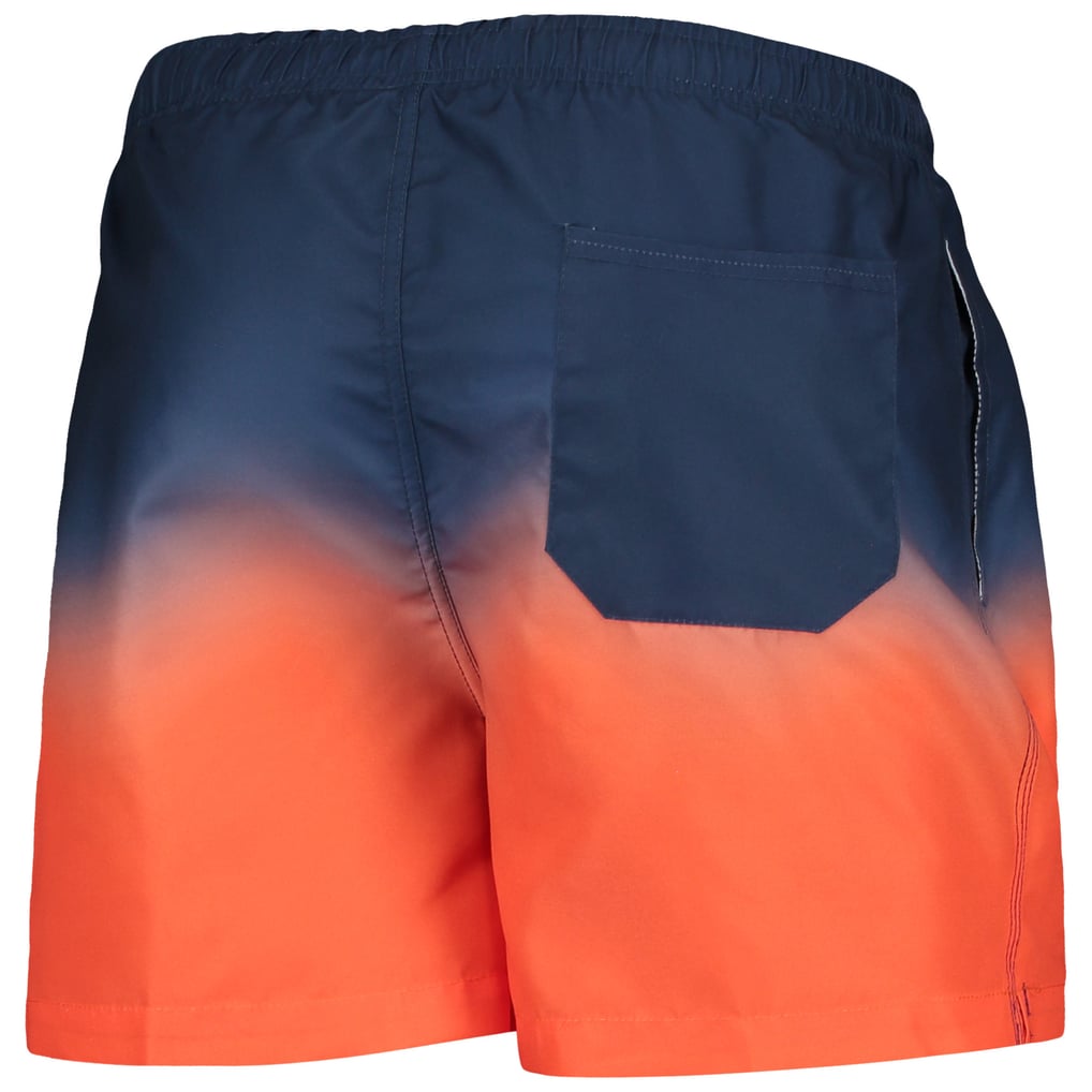 Men's FOCO Navy/ Denver Broncos Dip-Dye Swim Shorts