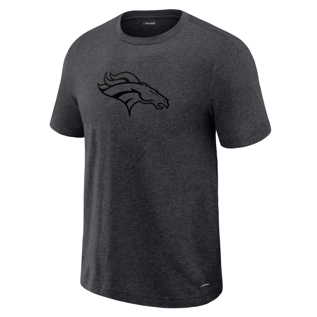 Men's J. Palmer  Graphite Denver Broncos Players Lounge Tri-Blend T-Shirt