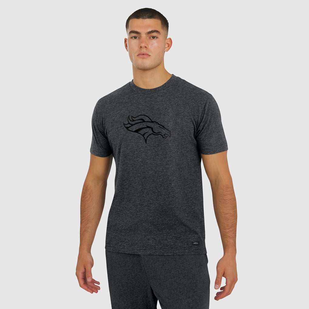 Men's J. Palmer  Graphite Denver Broncos Players Lounge Tri-Blend T-Shirt
