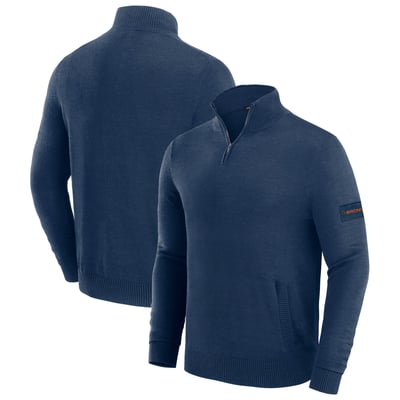 Denver Broncos J. Palmer Franchise Quarter-Zip Sweater - Navy