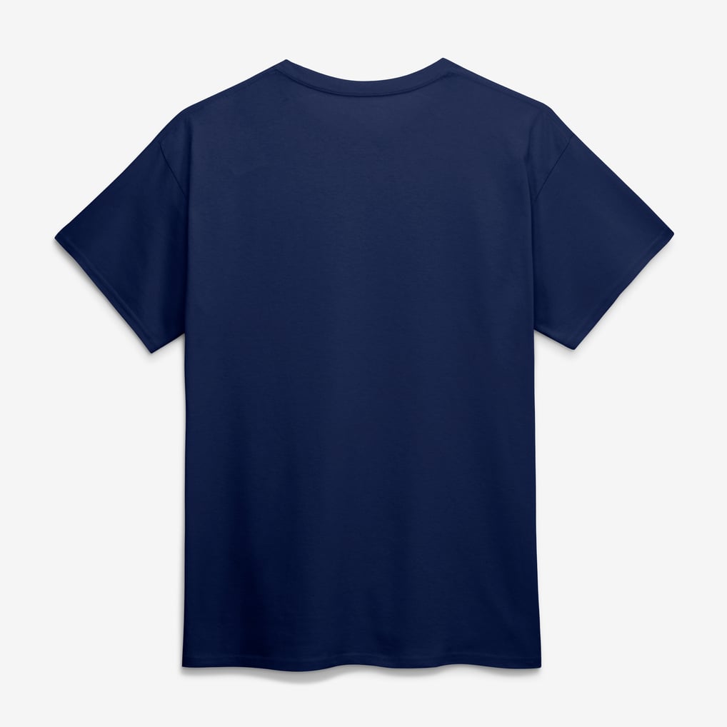 Men's Logo Athletic Navy Denver Broncos Cotton Victory Arch T-Shirt