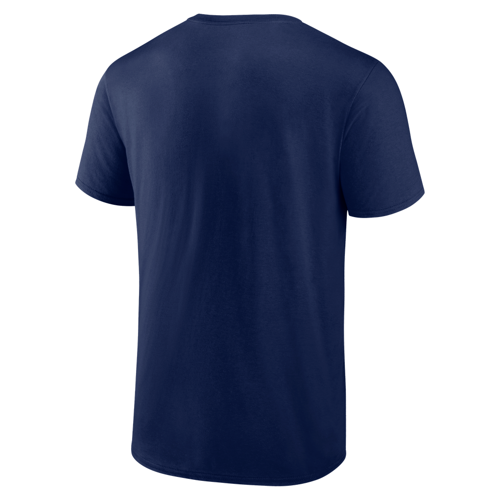 Men's Logo Athletic  Navy Denver Broncos Primary Logo T-Shirt