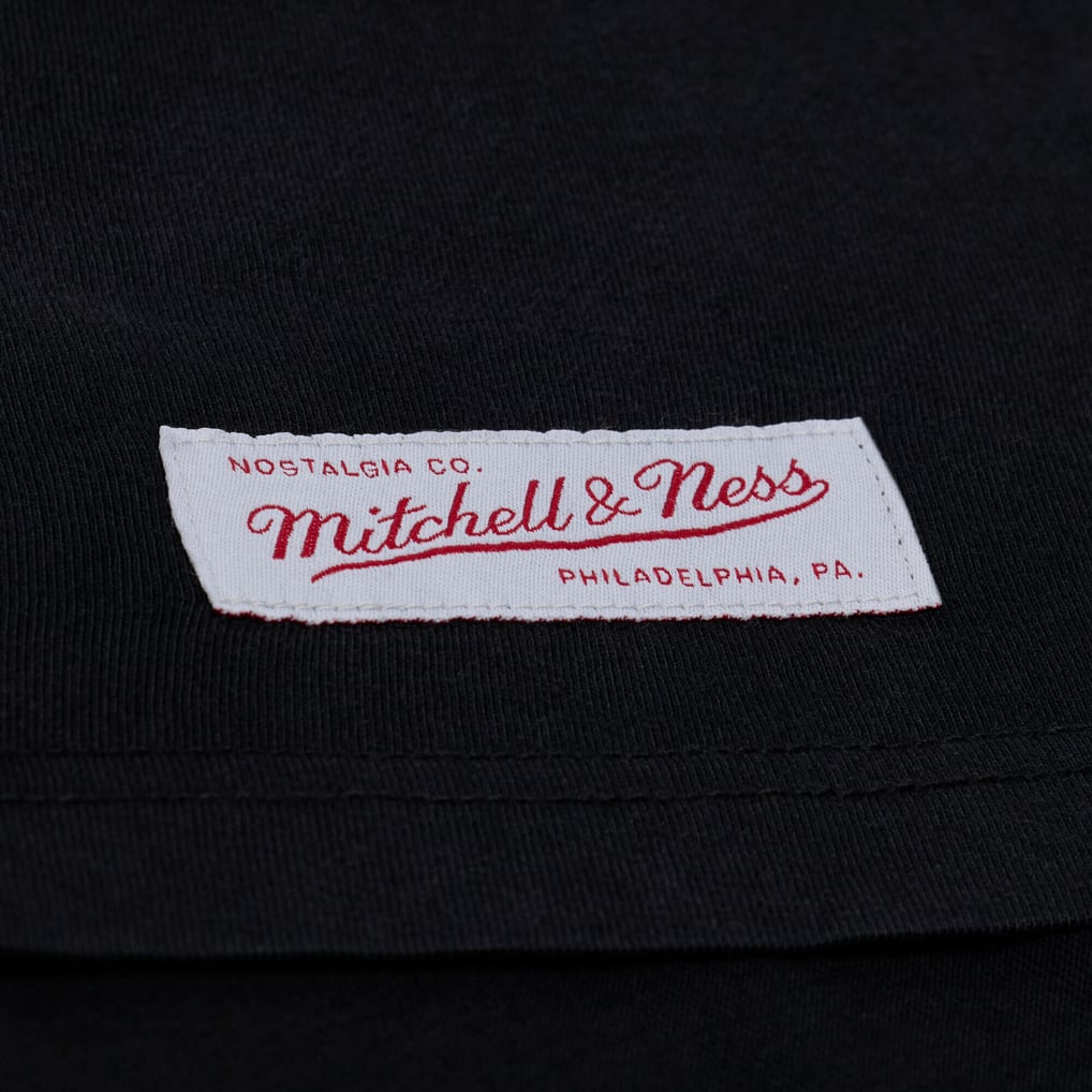 Men's Mitchell & Ness Black Denver Broncos Core Essentials Micro Logo T-Shirt