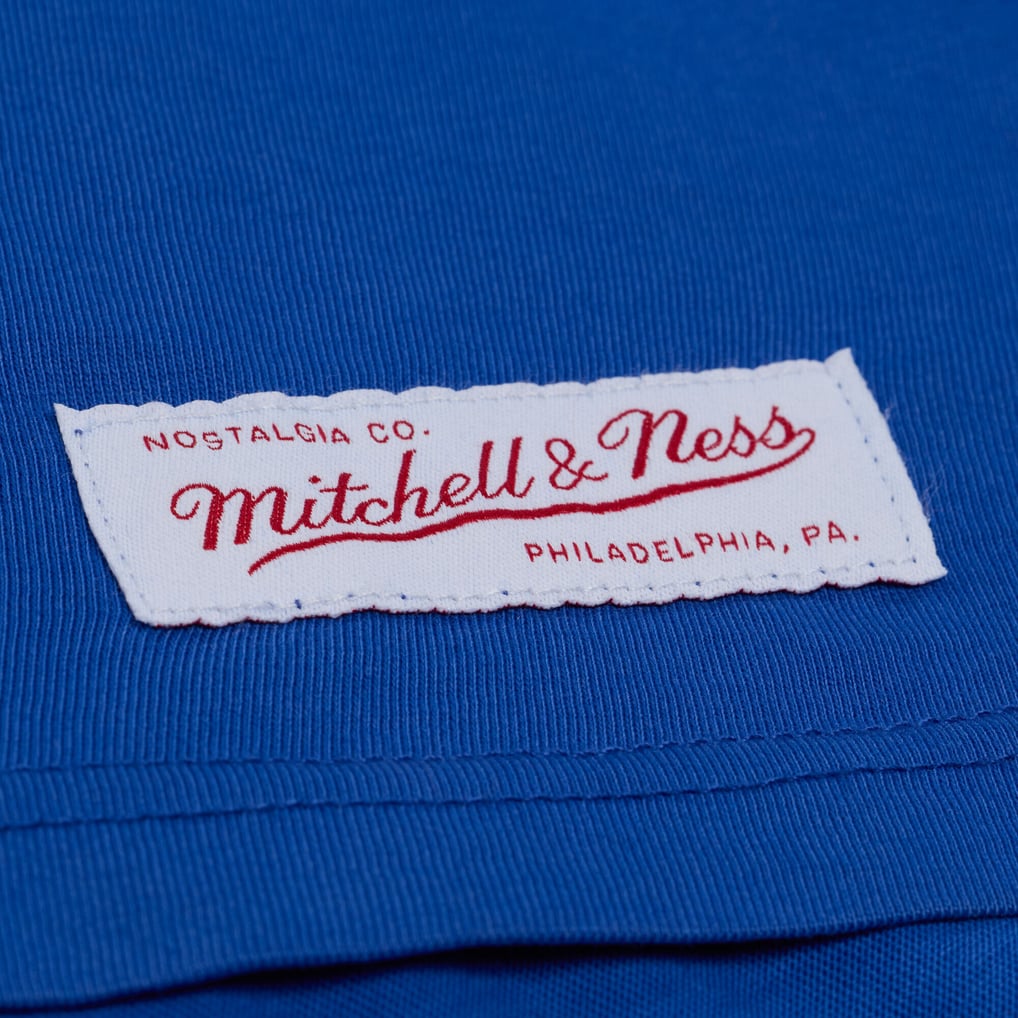 Men's Mitchell & Ness Royal Denver Broncos Core Essentials Street Graphic Short Sleeve T-Shirt