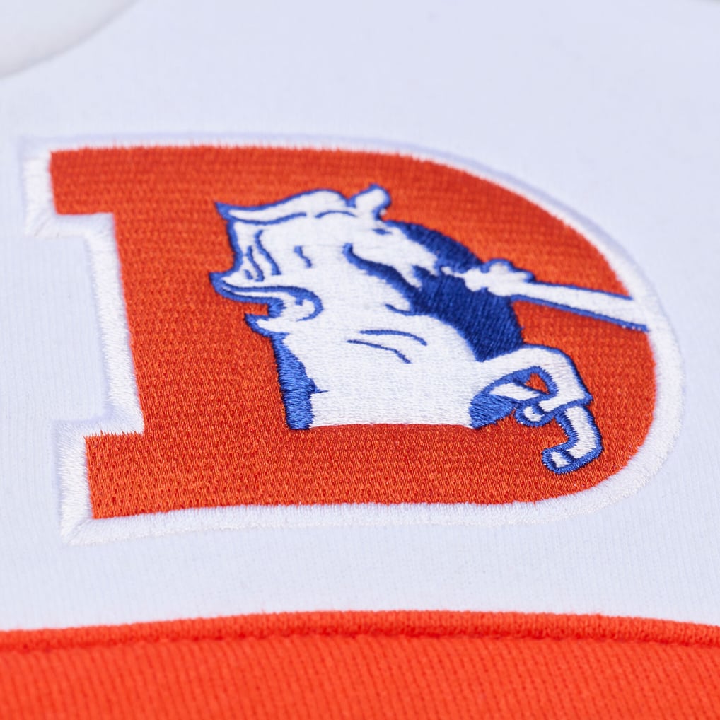 Men's Mitchell & Ness  Royal Denver Broncos Head Coach Hoodie