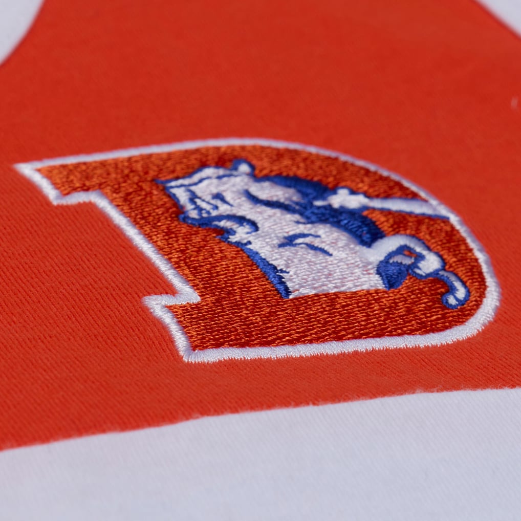 Men's Mitchell & Ness  Royal/Orange Denver Broncos Head Coach Tank Top