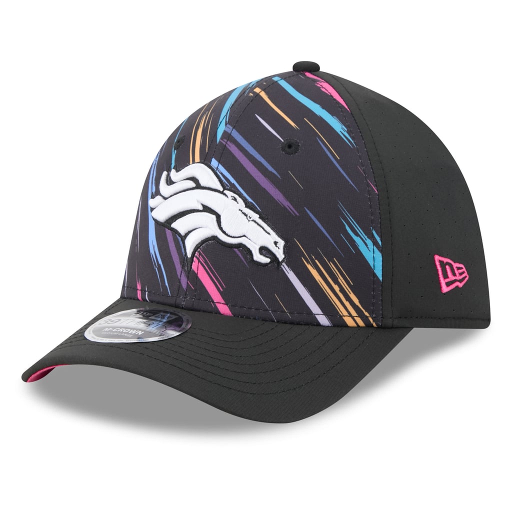 Men's New Era Black Denver Broncos 2026 NFL Crucial Catch 39THIRTY M-Crown Stretch Hat