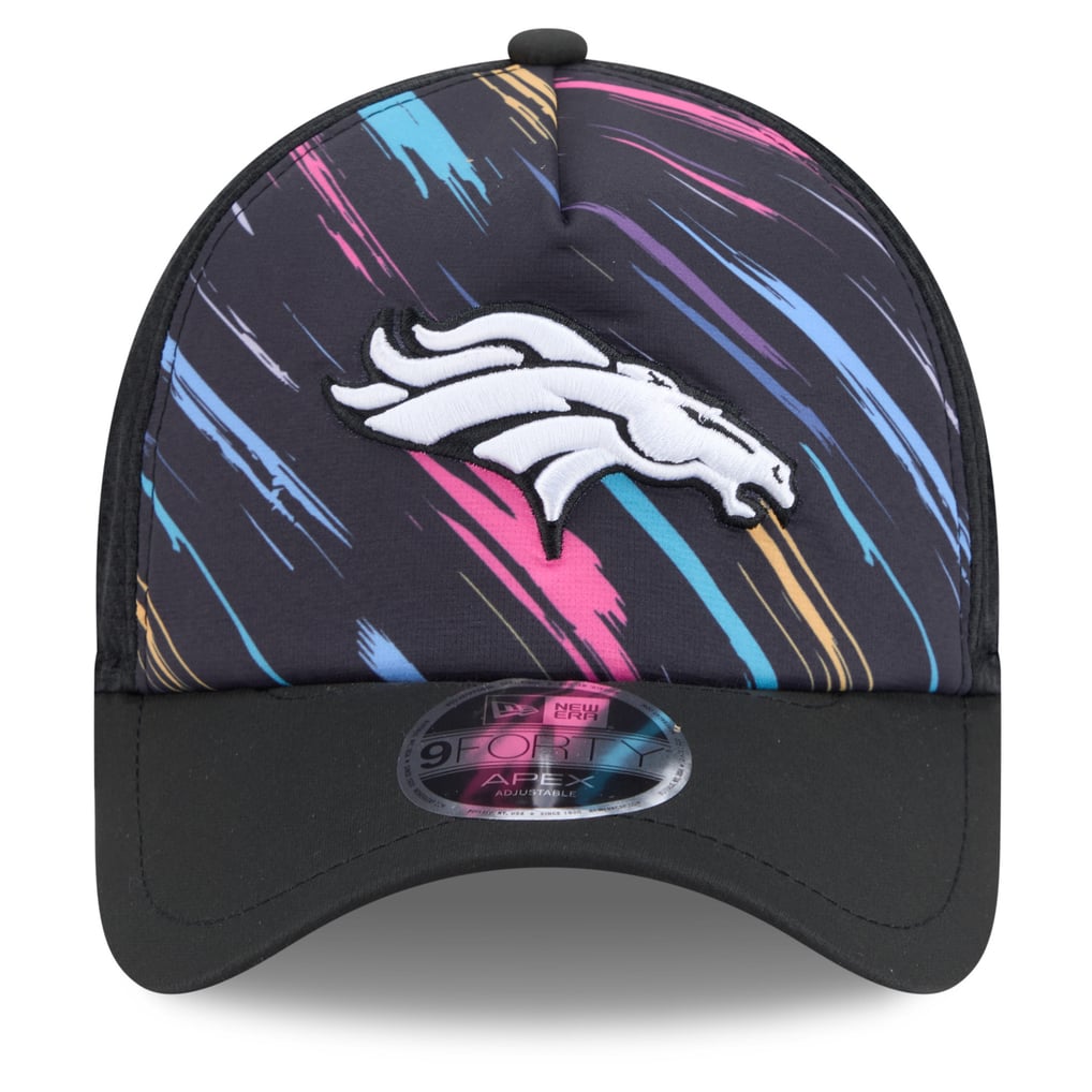Men's New Era Black Denver Broncos 2026 NFL Crucial Catch 9FORTY Apex Adjustable Hat