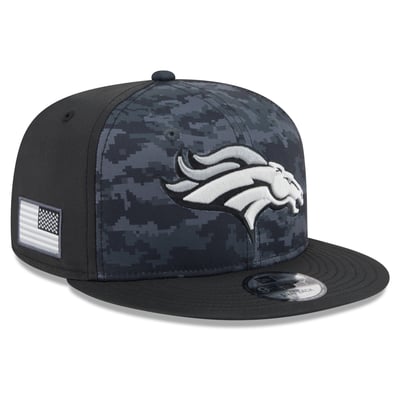 Denver Broncos New Era 2026 Salute To Service 9FIFTY Snapback Hat - Black
