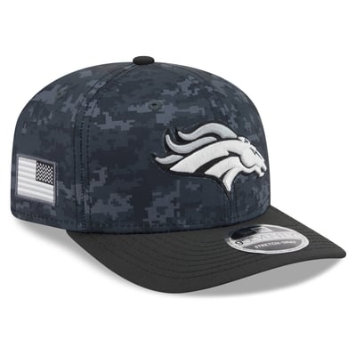 Denver Broncos New Era 2026 Salute To Service 9SEVENTY Adjustable Hat - Black