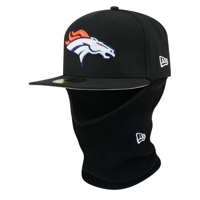  Denver Broncos New Era 59FIFTY Balaclava Fitted Hat - Black