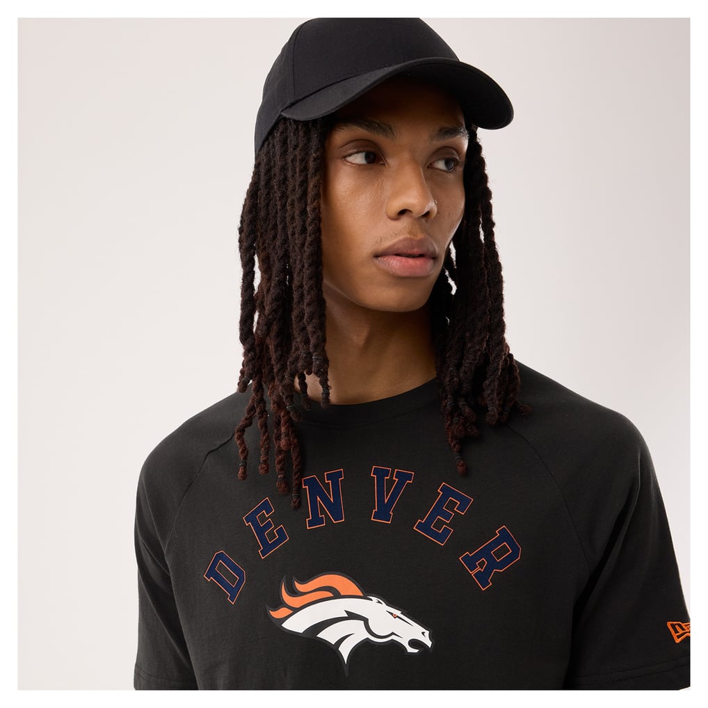 Men's New Era Black Denver Broncos Functional Fandom T-Shirt