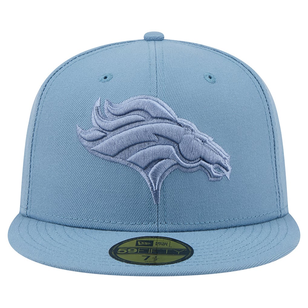 Men's New Era Blue Denver Broncos Color Pack 59FIFTY Fitted Hat