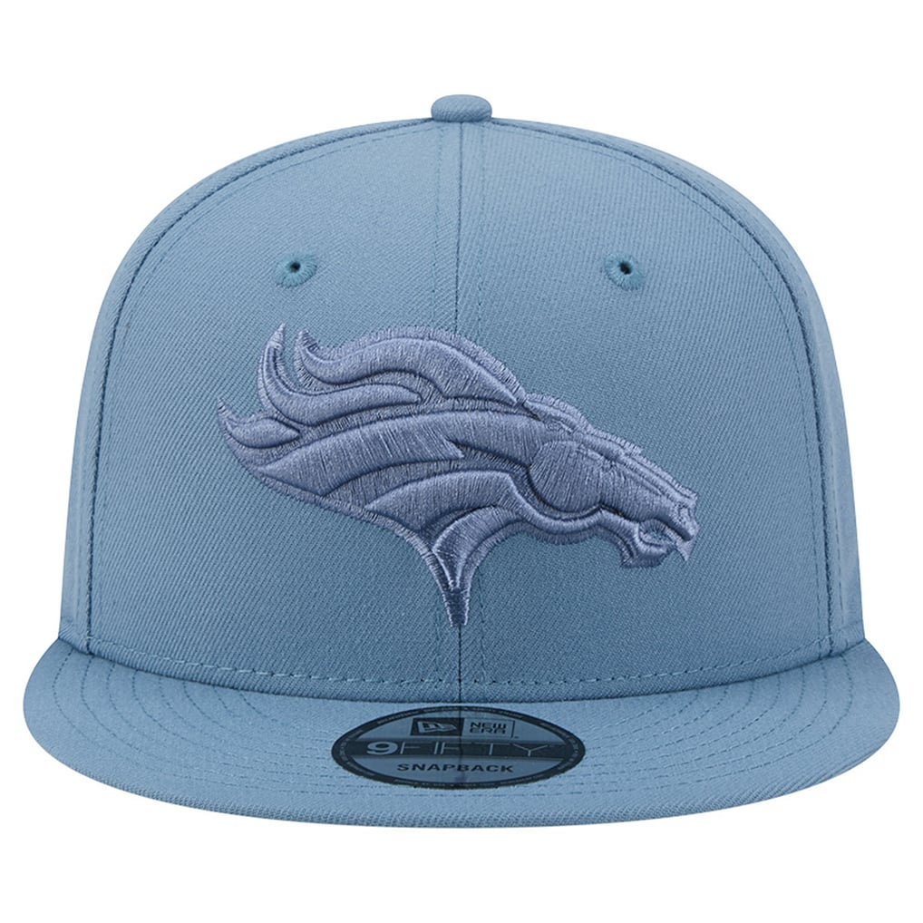 Men's New Era Blue Denver Broncos Color Pack 9FIFTY Snapback Hat