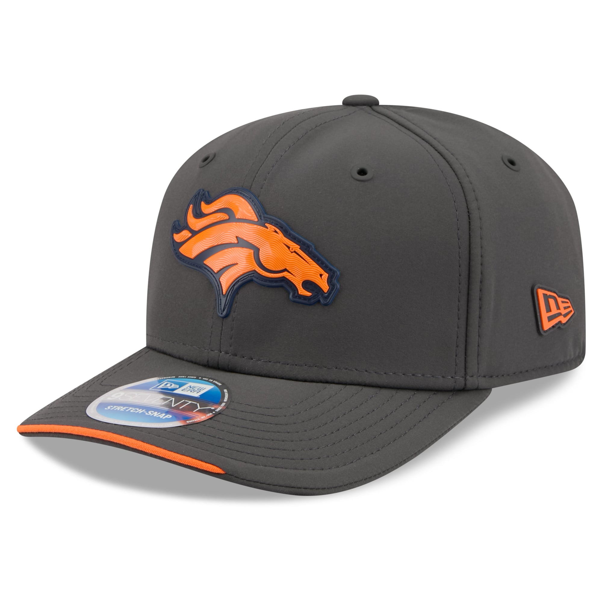 Men's New Era Charcoal Denver Broncos 2026 Sideline Cold Weather ...