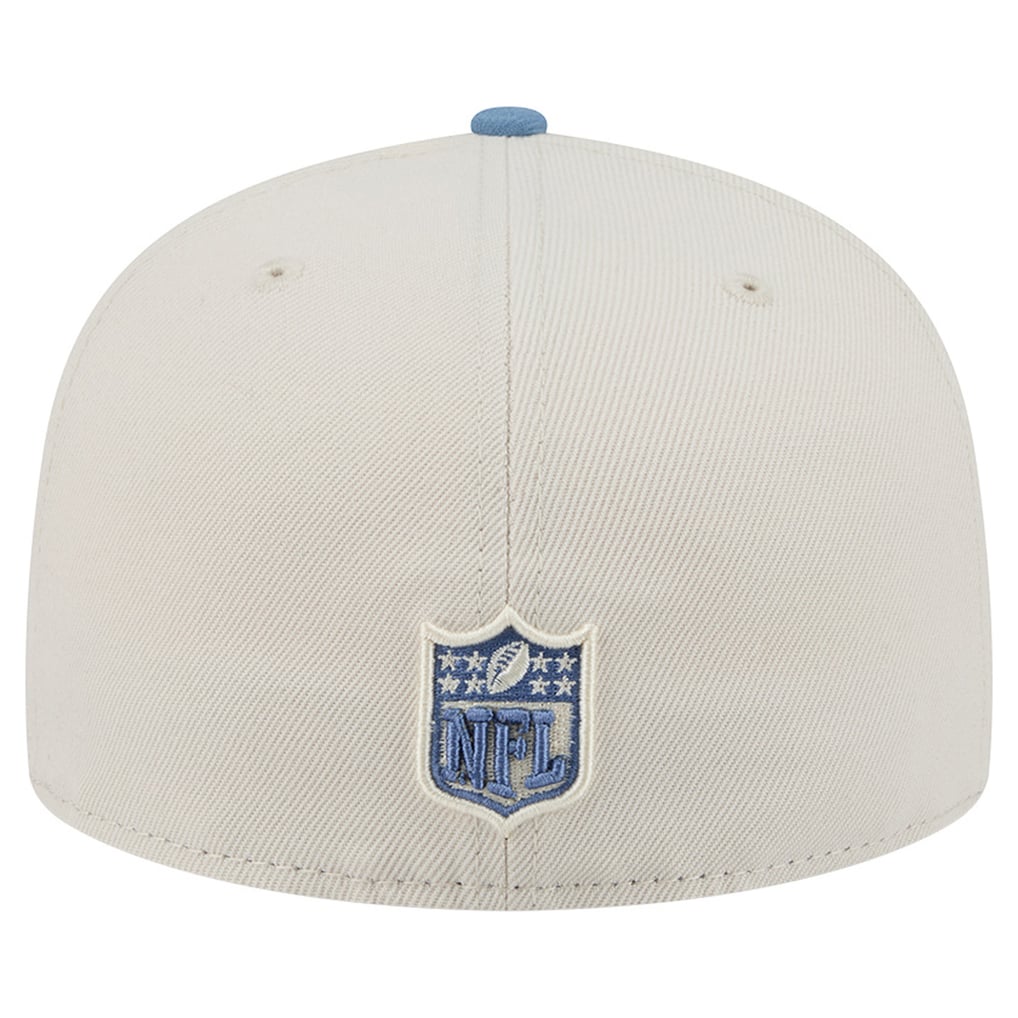 Men's New Era Cream/Blue Denver Broncos Color Pack 59FIFTY Fitted Hat