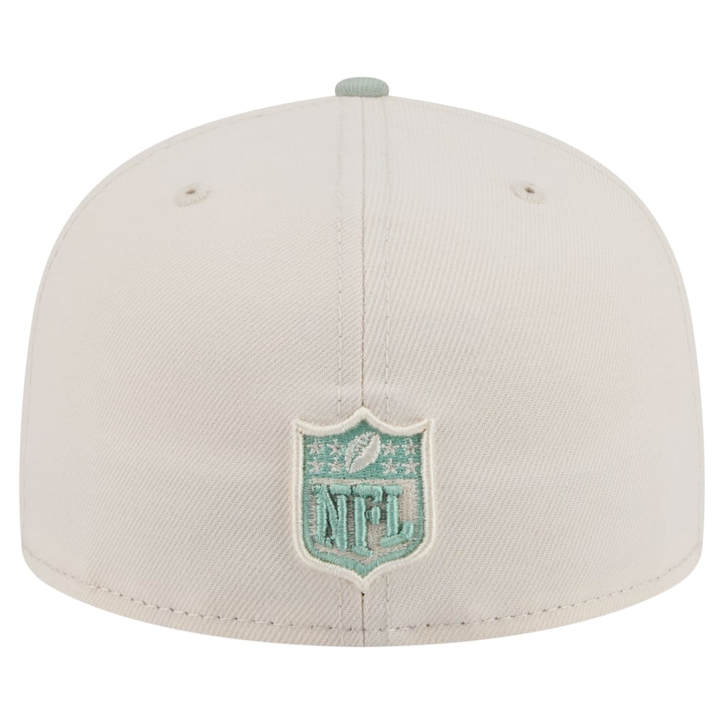 Men's New Era Cream/Light Green Denver Broncos Color Pack 59FIFTY Fitted Hat
