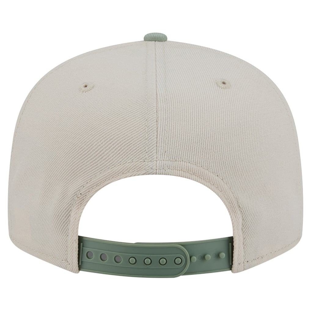 Men's New Era Cream/Light Green Denver Broncos Color Pack Two-Tone 9FIFTY Snapback Hat