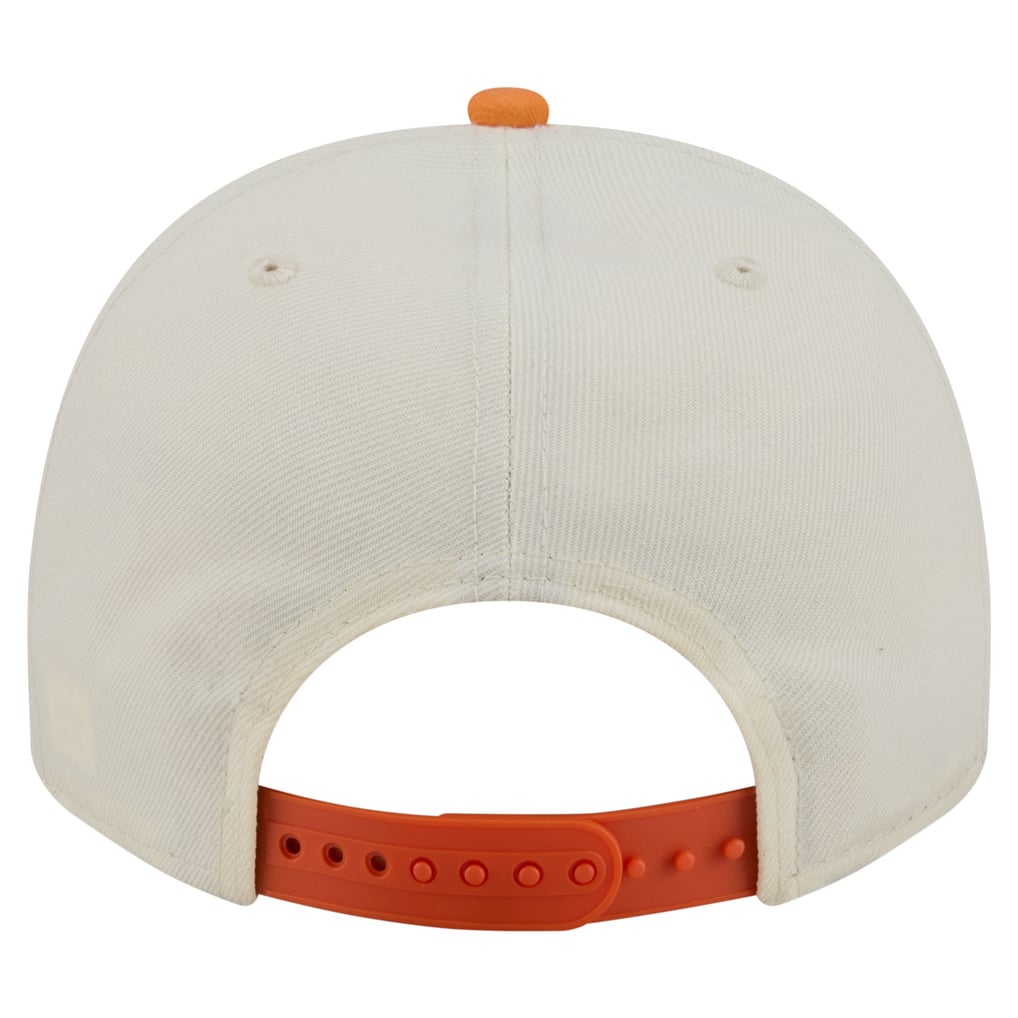 Men's New Era  Cream/Orange Denver Broncos Washed A-Frame 9FIFTY Snapback Hat