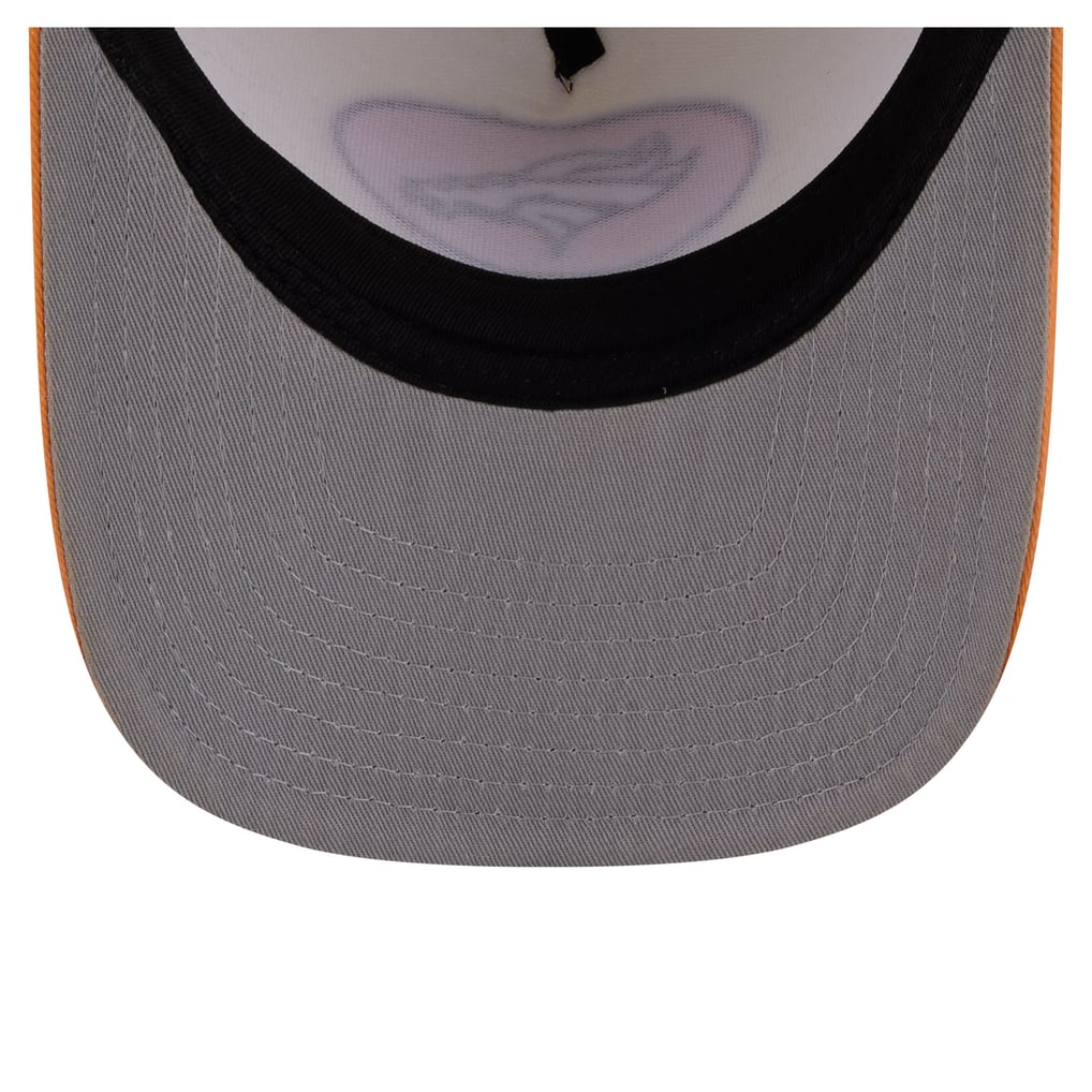 Men's New Era  Cream/Orange Denver Broncos Washed A-Frame 9FIFTY Snapback Hat