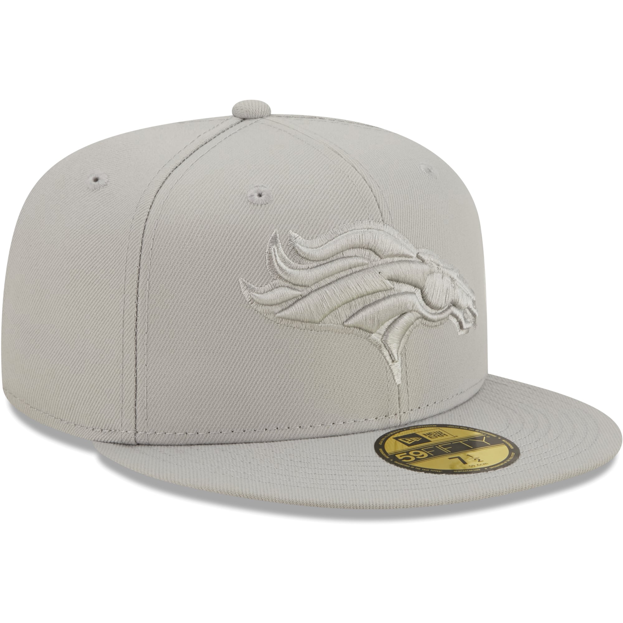 Men's New Era Gray Denver Broncos Color Pack II 59FIFTY Fitted Hat