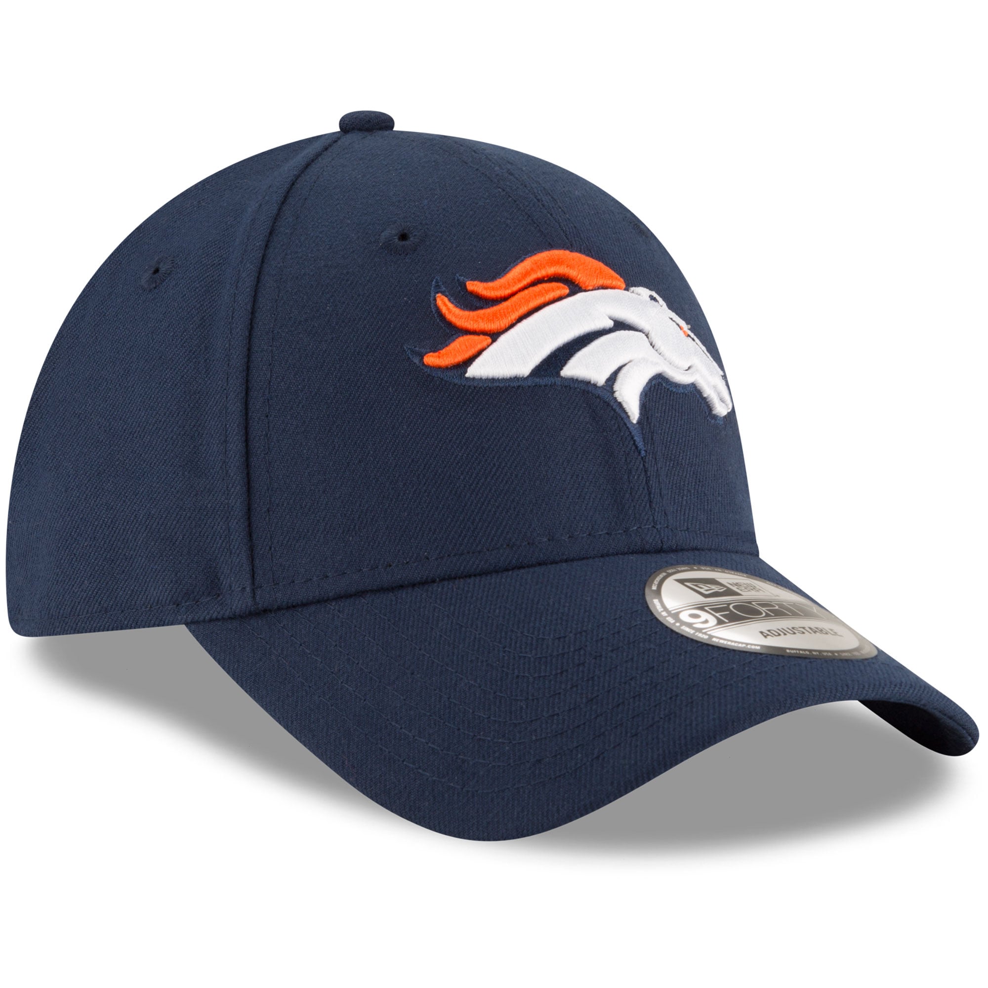 Men's New Era Navy Denver Broncos The League 9FORTY Adjustable Hat