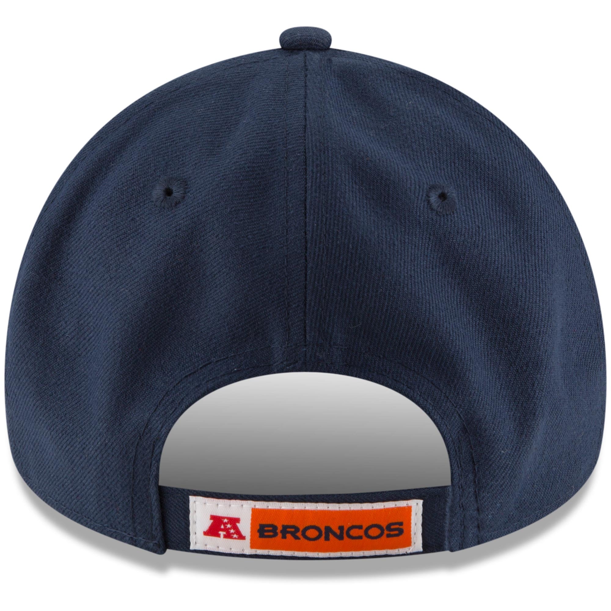 Men's Denver Broncos New Era Navy The League 9FORTY Adjustable Hat