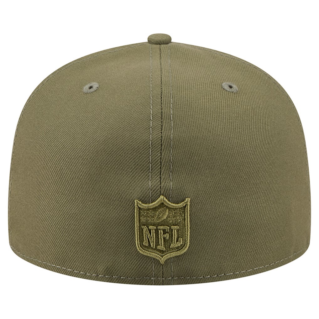 Men's New Era Olive Denver Broncos Color Pack 59FIFTY Fitted Hat