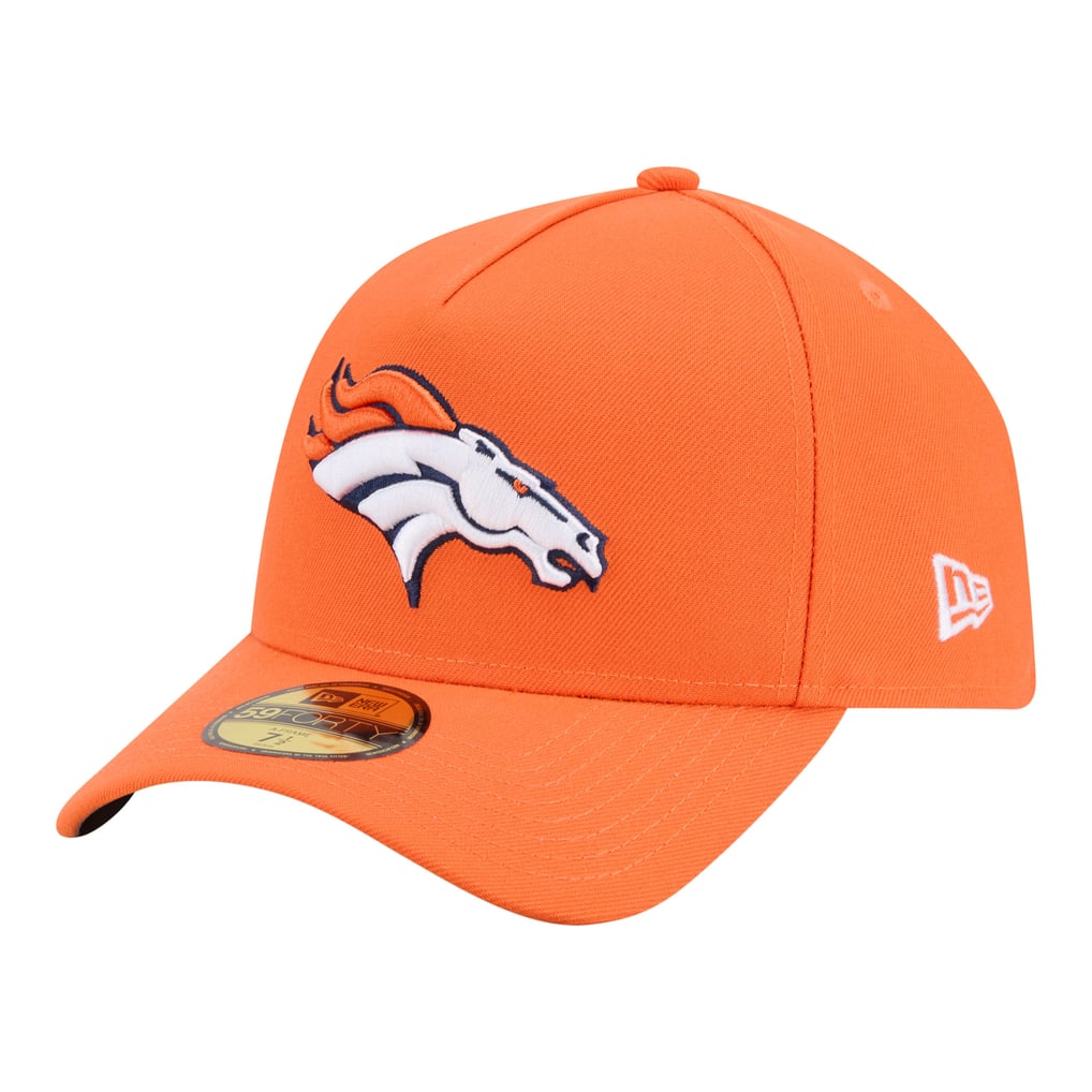 Men's New Era  Orange Denver Broncos A-Frame 59FORTY Fitted Hat