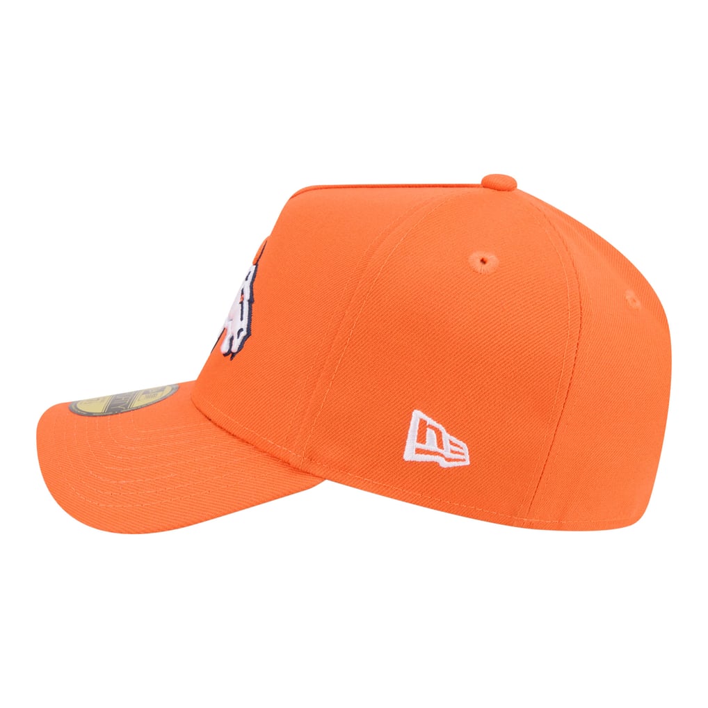 Men's New Era  Orange Denver Broncos A-Frame 59FORTY Fitted Hat