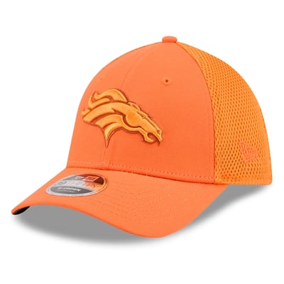 Denver Broncos New Era Neo Mesh 39THIRTY M-Crown Stretch Hat - Orange