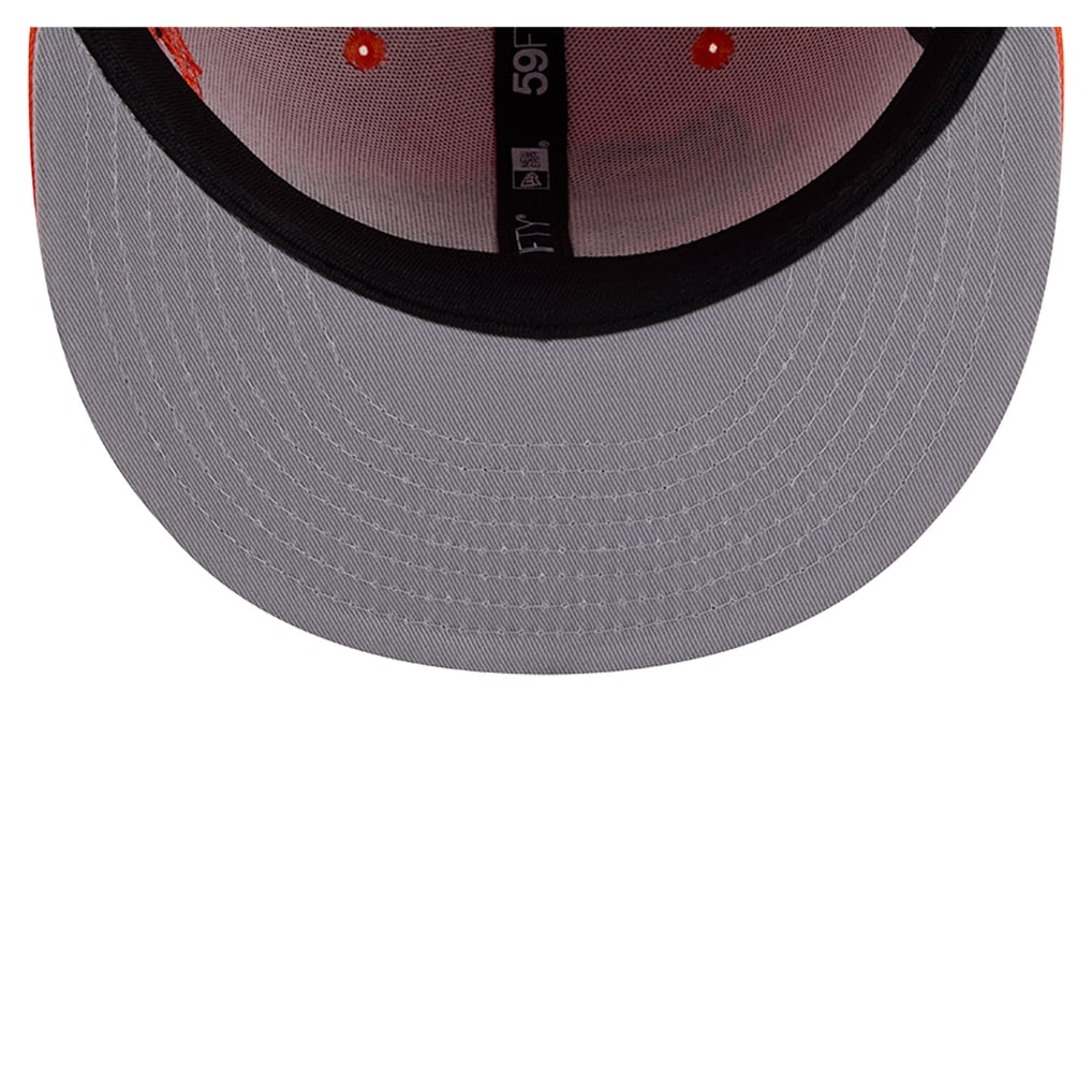 Denver Broncos New Era Side Script 59FIFTY Fitted Hat - Orange