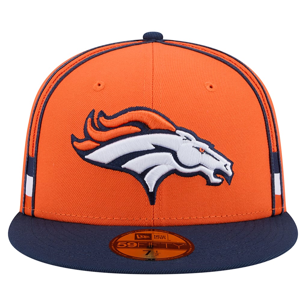 Men's New Era Orange Denver Broncos Soutache 59FIFTY Fitted Hat