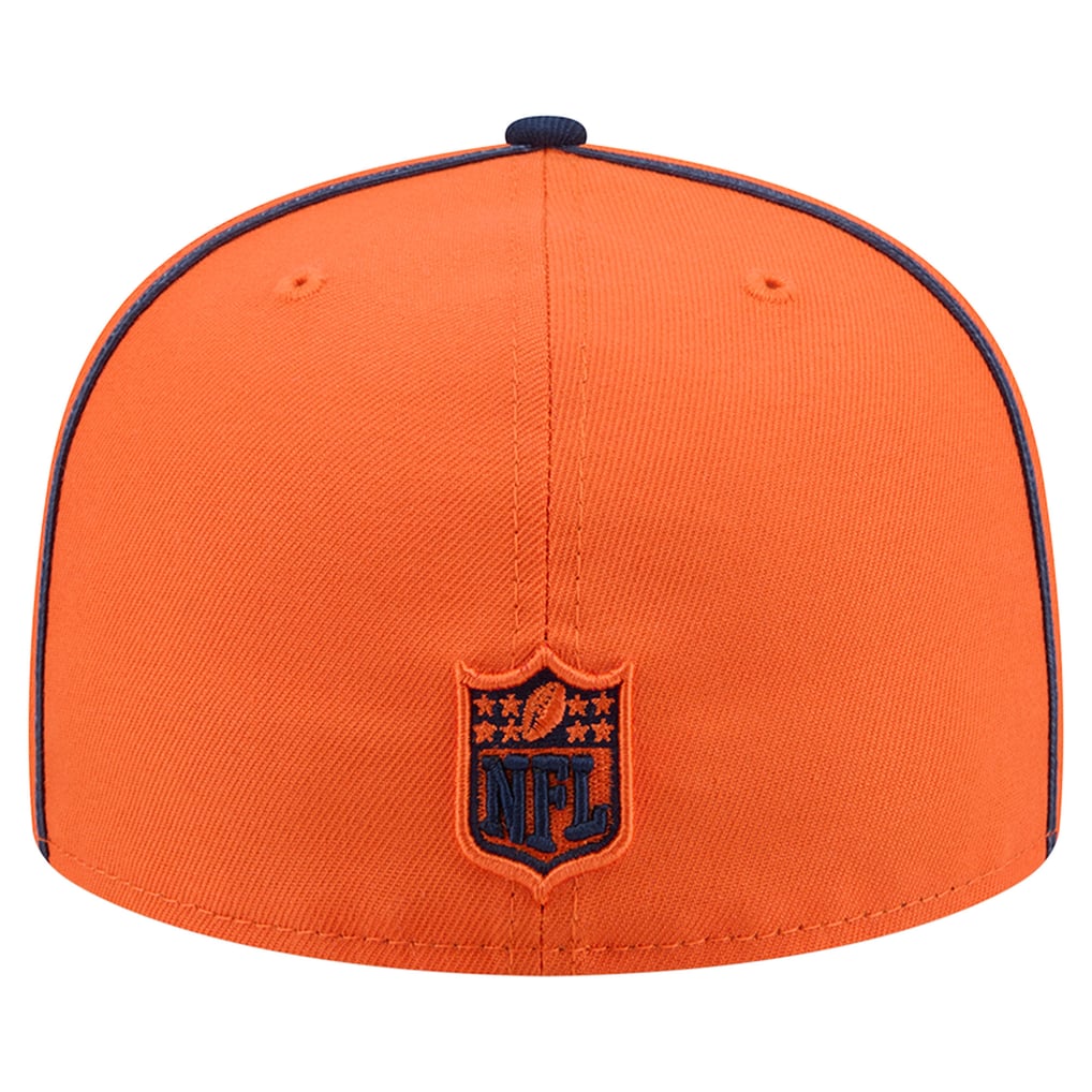 Men's New Era Orange Denver Broncos Soutache 59FIFTY Fitted Hat