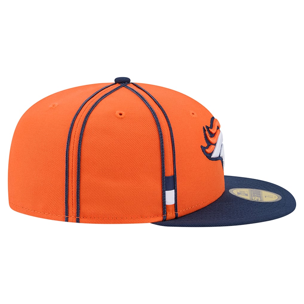Men's New Era Orange Denver Broncos Soutache 59FIFTY Fitted Hat