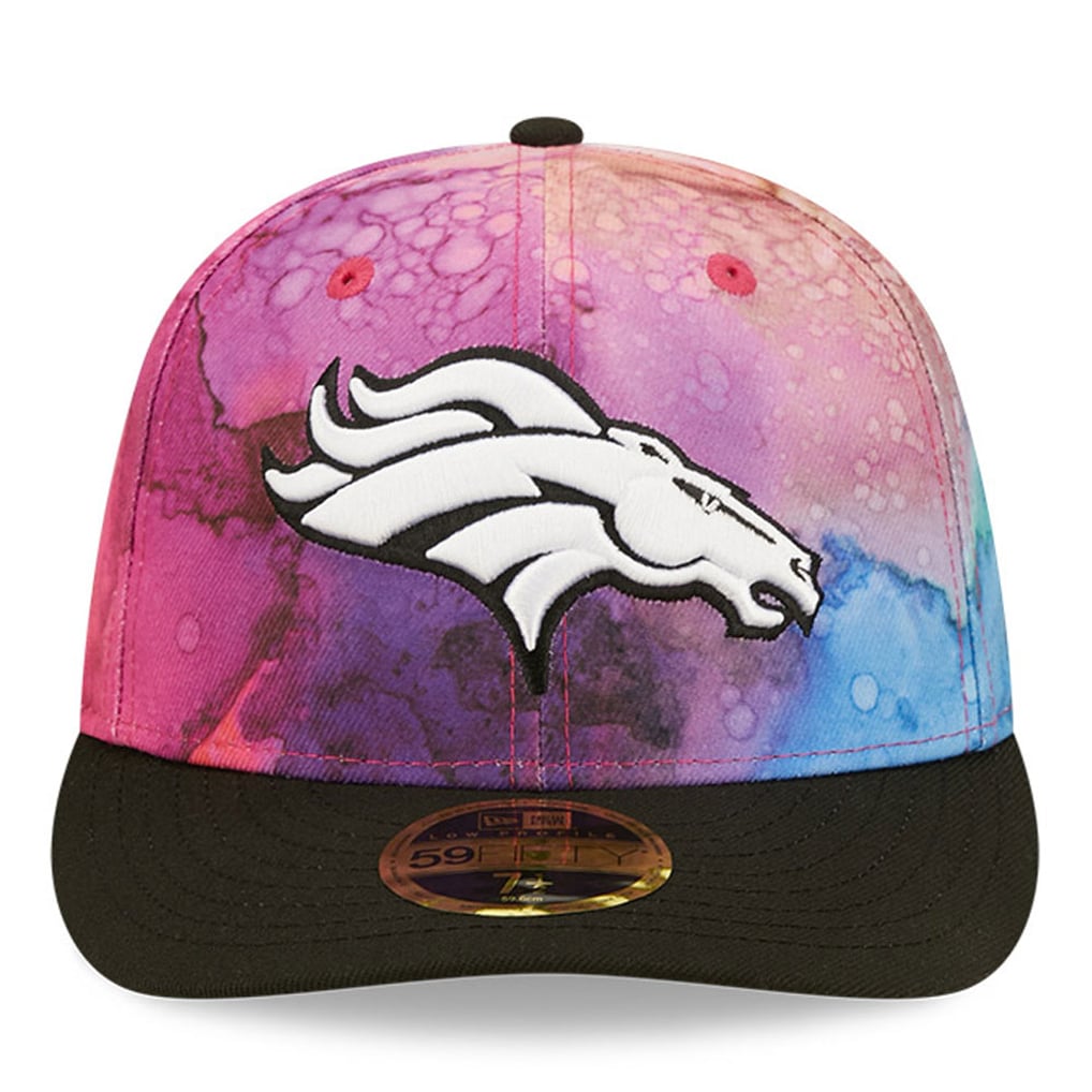 Men's New Era Pink/Black Denver Broncos 2022 NFL Crucial Catch Low Profile 59FIFTY Fitted Hat