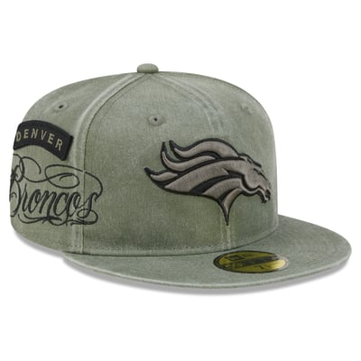 Denver Broncos New Era x BJ Betts 2026 Salute To Service 59FIFTY Fitted Hat - Olive