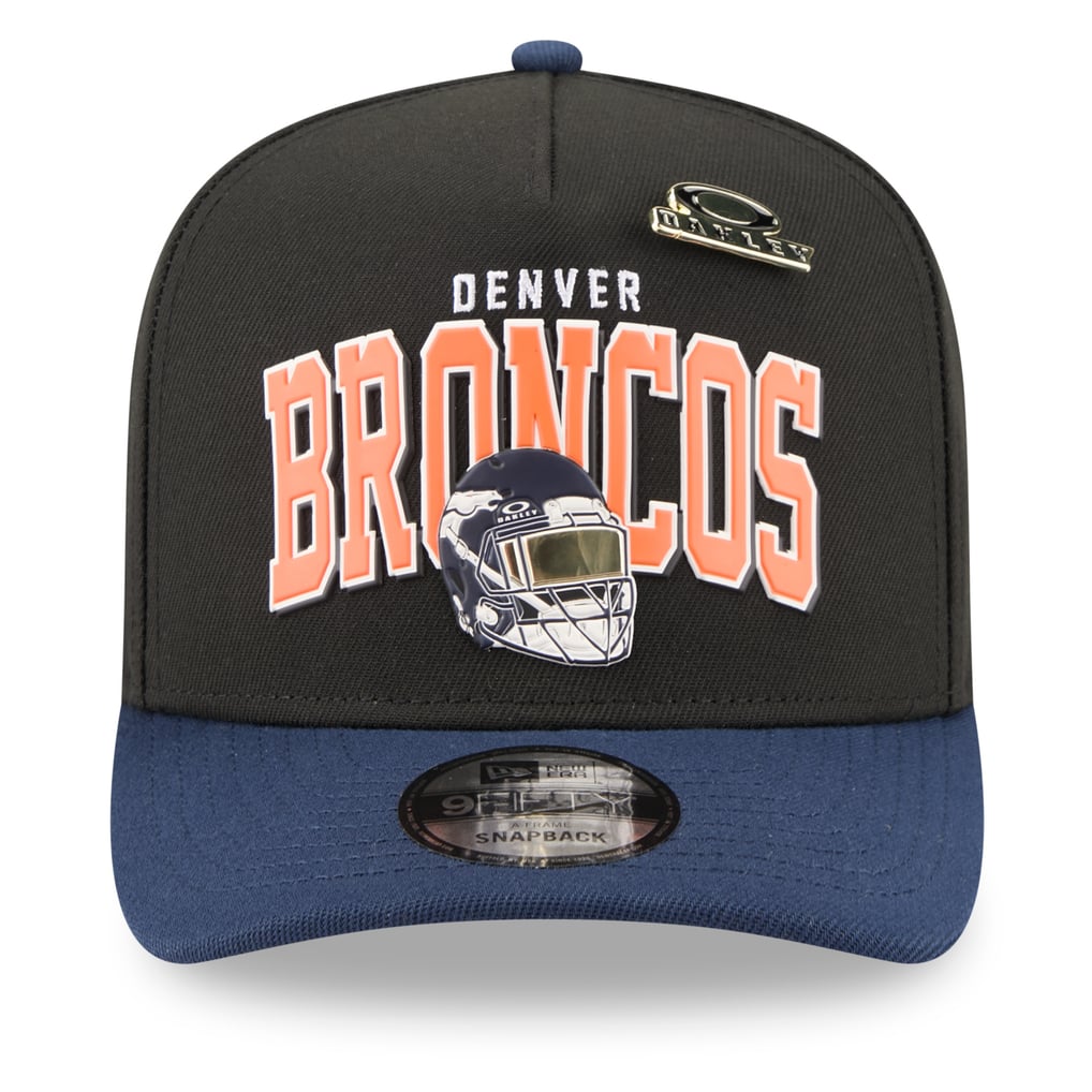 Men's New Era x Oakley Black Denver Broncos 9FIFTY A-Frame Snapback Hat