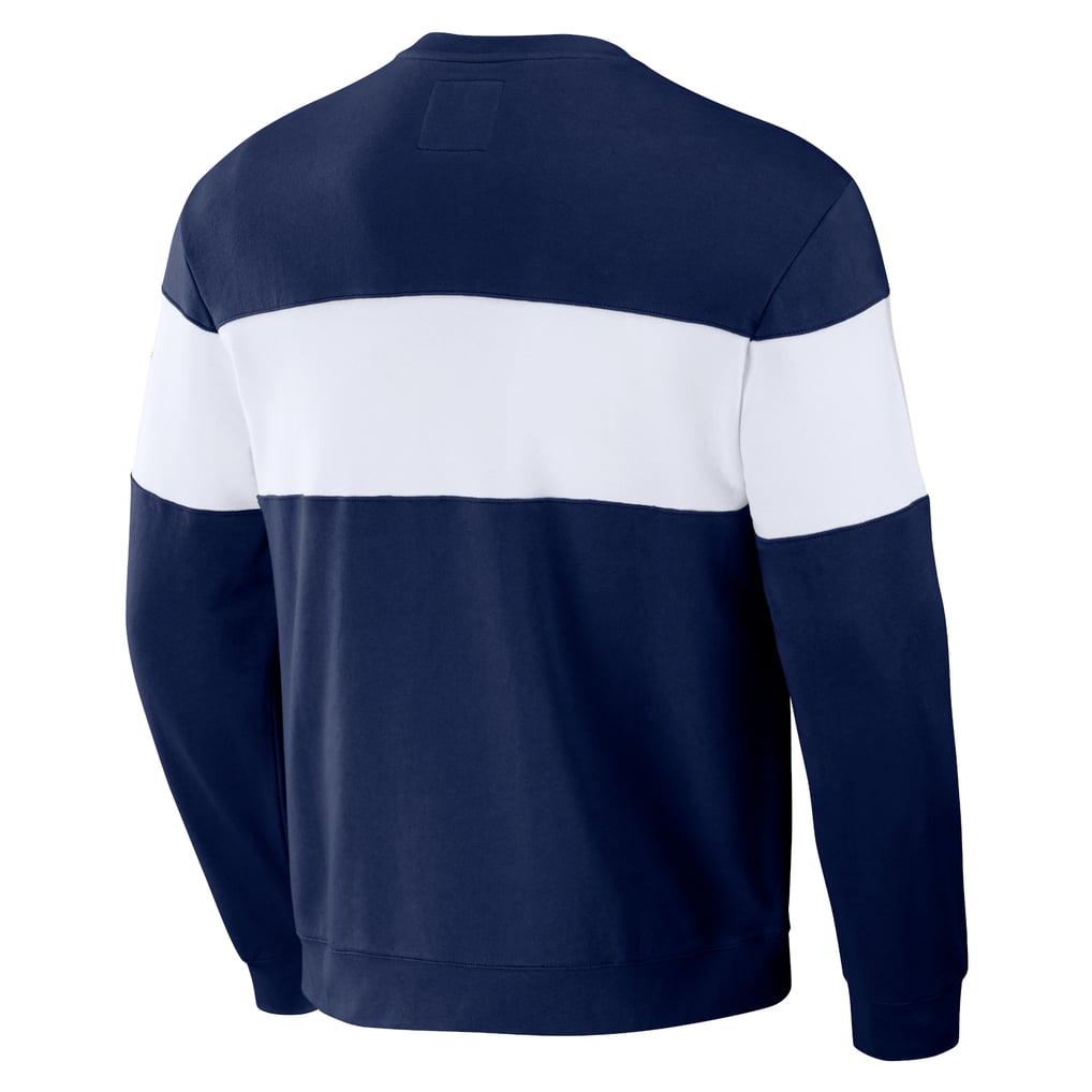 Men's NFL x Darius Rucker Collection by Fanatics Navy Denver Broncos Team Color & White Pullover Sweatshirt