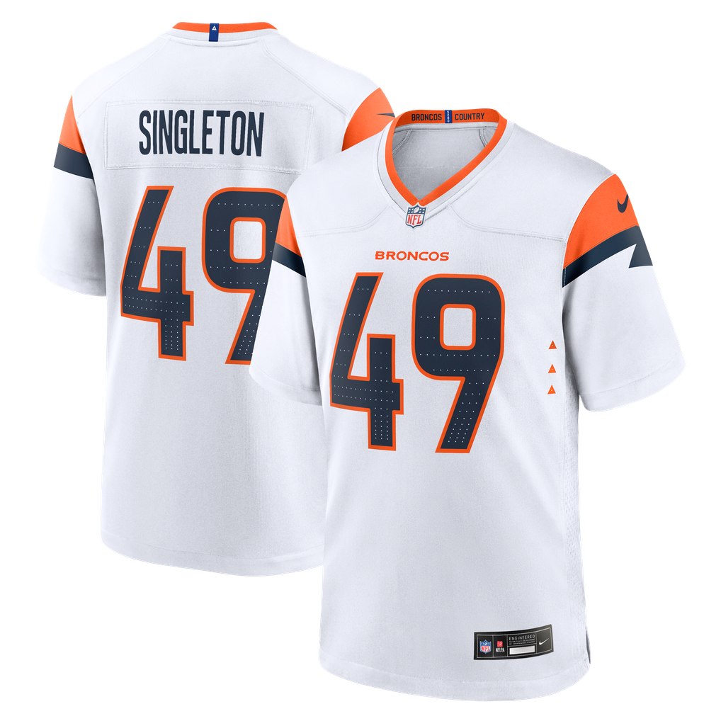 Alex Singleton Denver Broncos Nike Game Player Jersey - White