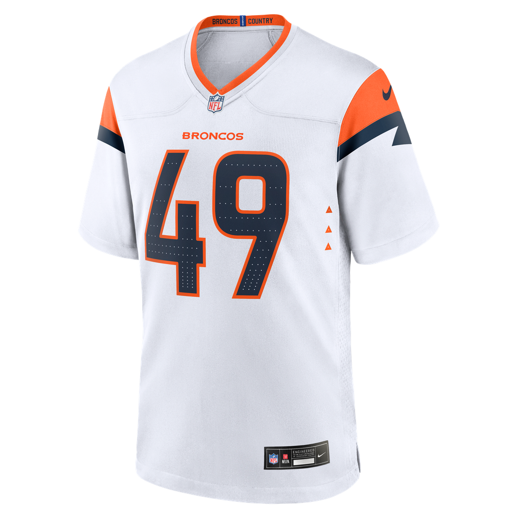 Alex Singleton Denver Broncos Nike Game Player Jersey - White