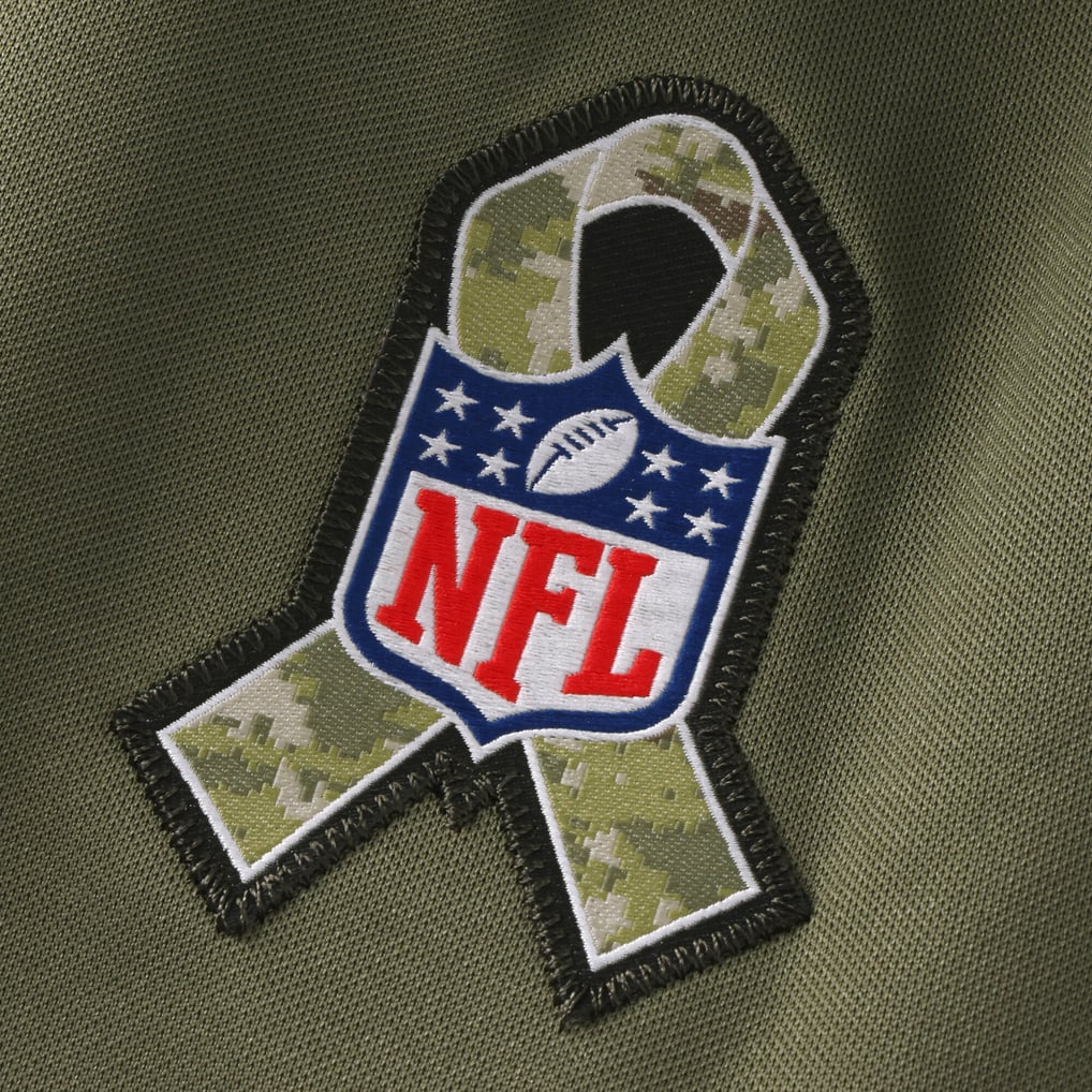 Men's Nike Bo Nix Olive Denver Broncos 2025 Salute to Service Limited Jersey
