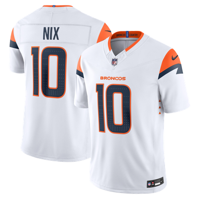 Bo Nix Denver Broncos Nike Vapor F.U.S.E. Stitched Limited Jersey - White